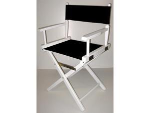 Director's Chair w White Frame & 18 in. Seat Height (Gold) Director's Chair w White Frame & 18 in. Seat Height (Gold)