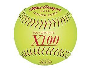 Softballs - ASA-Certified MacGregor Yellow Leather 12-Inch, 1 Dozen Softballs - ASA-Certified MacGregor Yellow Leather 12-Inch, 1 Dozen