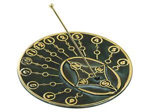 Brass Modern-Themed Sundial Brass Modern-Themed Sundial