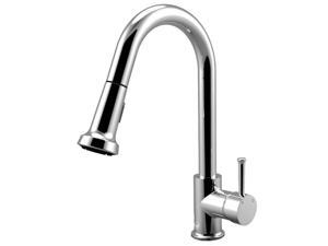 Chrome Pull-Out Single Lever Kitchen Faucet Chrome Pull-Out Single Lever Kitchen Faucet