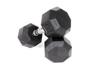VTX Rubber Encased Octagonal 3 lb. Individual Dumbbell (15 in. Dia x 12 in. H (75 lbs.)) VTX Rubber Encased Octagonal 3 lb. Individual Dumbbell (15 in. Dia x 12 in. H (75 lbs.))