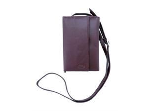 Leather Purse w Strap in Burgundy (Burgundy) Leather Purse w Strap in Burgundy (Burgundy)