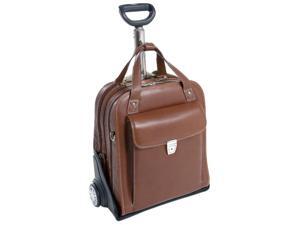 Vertical Detachable-Wheeled Padded Laptop Case - Pastenello (Cognac) Vertical Detachable-Wheeled Padded Laptop Case - Pastenello (Cognac)