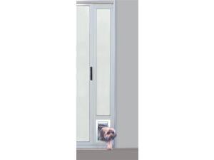 Small Modular Patio Panel Door in White Small Modular Patio Panel Door in White
