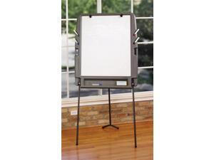 Portable Flipchart Easel in Charcoal w Dry Erase Surface Portable Flipchart Easel in Charcoal w Dry Erase Surface