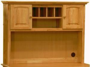 Windsor Desk Hutch in Caramel Latte Finish Windsor Desk Hutch in Caramel Latte Finish