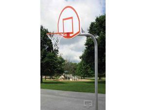 Unbraced Basketball Post Package w Fan-Shape Backboard Unbraced Basketball Post Package w Fan-Shape Backboard
