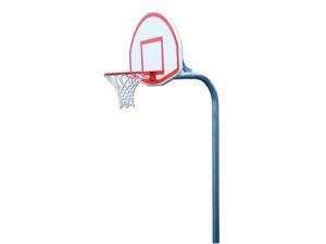 Braced Front Mount Galvanized Basketball Post Package Braced Front Mount Galvanized Basketball Post Package