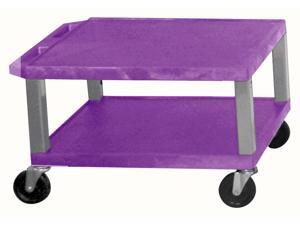 Tuffy 24 in. Multi-Purpose AV Cart in Purple Tuffy 24 in. Multi-Purpose AV Cart in Purple