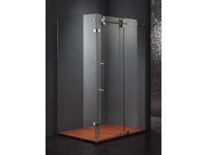 36 in. x 48 in. Shower Glass Enclosure -Stainless Steel Hardware 36 in. x 48 in. Shower Glass Enclosure -Stainless Steel Hardware