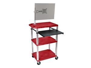 Tuffy Portable Presentation Cart w Nickel Legs Tuffy Portable Presentation Cart w Nickel Legs