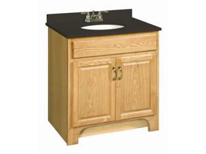 Design House 541144 Richland Nutmeg Oak Vanity Cabinet with 2-Doors, 30-Inches by 18-Inches - 541144 Design House 541144 Richland Nutmeg Oak Vanity Cabinet with 2-Doors, 30-Inches by 18-Inches - 541144