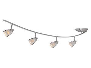 Access Comet Ceiling Fixture in Brushed Steel, Opal Glass - 52035-BS-OPL Access Comet Ceiling Fixture in Brushed Steel, Opal Glass - 52035-BS-OPL