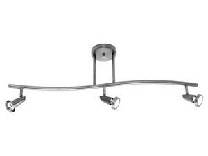 Access Lighting Mirage Semi-Flush or Pendant in Brushed Steel - 52223-BS Access Lighting Mirage Semi-Flush or Pendant in Brushed Steel - 52223-BS