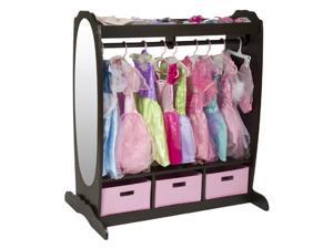 Dress-Up Storage Center in Chocolate Finish Dress-Up Storage Center in Chocolate Finish