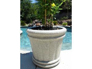KutStone Roman 44 in. Planter Urn - Speckled Granite KutStone Roman 44 in. Planter Urn - Speckled Granite