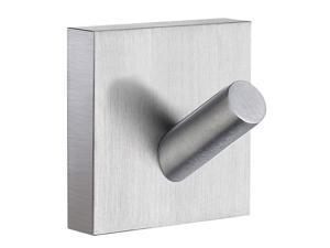House Single Towel Hook in Brushed Chrome Finish House Single Towel Hook in Brushed Chrome Finish