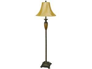 ORE International Classic Floor Lamp - Honey, Honey Finish - 8233F ORE International Classic Floor Lamp - Honey, Honey Finish - 8233F