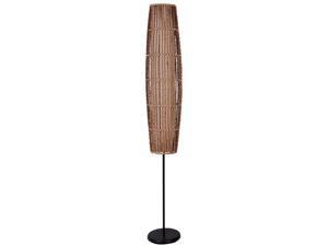 ORE International 62" Rattan Floor Lamp, Rattan - 31140F ORE International 62" Rattan Floor Lamp, Rattan - 31140F