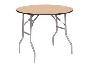 Round Table w Birch Plywood Top (60 in. Dia. x 30 in. H) Round Table w Birch Plywood Top (60 in. Dia. x 30 in. H)
