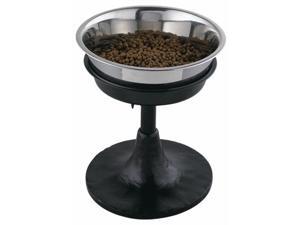 Adjustable Dog Food Bowl Stand w 3 Quart Stainless Bowl Adjustable Dog Food Bowl Stand w 3 Quart Stainless Bowl