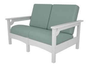 Club Settee in White Club Settee in White