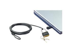 Master-Keyed Laptop Lock Scissor w Pad Lock & Key Master-Keyed Laptop Lock Scissor w Pad Lock & Key