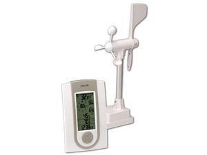 Wireless Weather Station w Wind Sensor in White Wireless Weather Station w Wind Sensor in White
