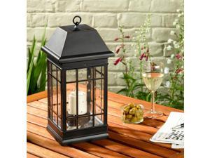San Rafael II Mission Solar Pillar Candle Lantern San Rafael II Mission Solar Pillar Candle Lantern