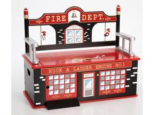 Firefighter Toy Box Bench Firefighter Toy Box Bench