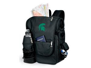 Turismo Embroidered Backpack in Black - Michigan State Spartans Turismo Embroidered Backpack in Black - Michigan State Spartans