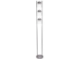 Contemporary Floor Lamp w 3 Adjustable Lights w White Shades Contemporary Floor Lamp w 3 Adjustable Lights w White Shades