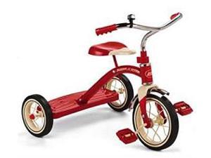 Red Metal Tricycle w Adjustable Seat Red Metal Tricycle w Adjustable Seat
