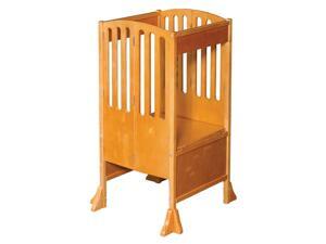 Contemporary Kitchen Helper in Honey Finish Contemporary Kitchen Helper in Honey Finish