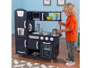 Vintage Kitchen in Navy Finish Vintage Kitchen in Navy Finish
