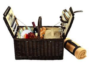 Picnic Basket for Two with Fleece Blanket Picnic Basket for Two with Fleece Blanket
