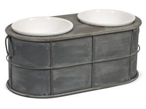 Casoria Pet Feeder with Ceramic Bowls Casoria Pet Feeder with Ceramic Bowls