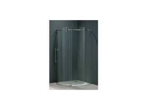 Vigo 40 in. Frameless Round Clear Shower Enclosure w Door (Left Door) Vigo 40 in. Frameless Round Clear Shower Enclosure w Door (Left Door)