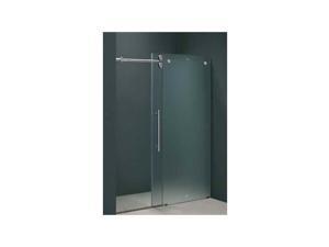 60 in. Frameless Shower Door in Frosted Glass (Left Door) 60 in. Frameless Shower Door in Frosted Glass (Left Door)