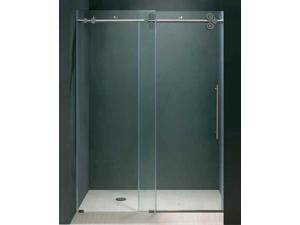 72 in. Frameless Clear Glass Shower Door w Chrome Hardware 72 in. Frameless Clear Glass Shower Door w Chrome Hardware