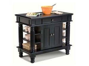 Home Styles Americana Black Kitchen Island - 5092-94 Home Styles Americana Black Kitchen Island - 5092-94