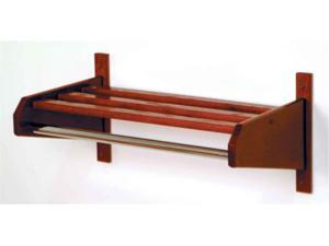 Coat and Hat Rack in Mahogany Finish (25.75 in. W x 15.5 in. D x 11.5 in. H (8 lbs.)) Coat and Hat Rack in Mahogany Finish (25.75 in. W x 15.5 in. D x 11.5 in. H (8 lbs.))
