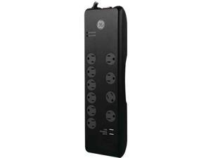 10-Outlet Surge Protector with 2 USB Ports 10-Outlet Surge Protector with 2 USB Ports