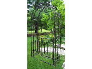 Arbor With Gate and Base Arbor With Gate and Base