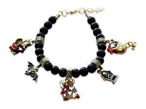 Halloween Charm Bracelet in Gold Halloween Charm Bracelet in Gold
