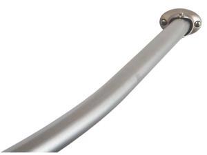 Kingston Brass Adjustable Hotel Curved Shower RodSn Kingston Brass Adjustable Hotel Curved Shower RodSn
