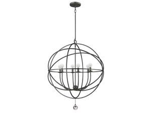 Crystorama Solaris English Bronze chandelier transitional Solaris 9228-EB Crystorama Solaris English Bronze chandelier transitional Solaris 9228-EB