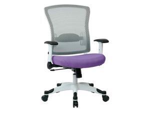 White Frame Managers Chair with Adjustable Armrest White Frame Managers Chair with Adjustable Armrest