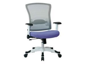 White Frame Managers Chair with Padded Seat White Frame Managers Chair with Padded Seat