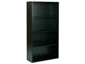 4-Shelf Bookcase in Black 4-Shelf Bookcase in Black